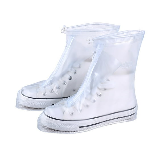 OULII Anti Slip Water Proof Shoe Covers Galoshes Overshoes for Rainy Days 1 Pair L