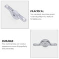 thumbnail image 5 of NICEXMAS Track Pulleys Silver Stable Sliding 10Set 3x1.1in, 5 of 8