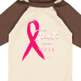 thumbnail image 4 of Inktastic Faith over Fear Breast Cancer Awareness with Pink Ribbon Boys or Girls Long Sleeve Baby Bodysuit, 4 of 5