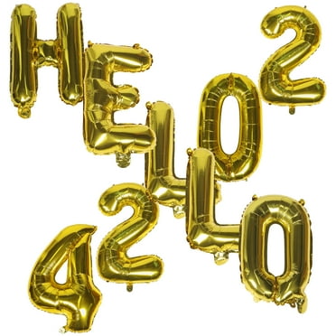 Wall Balloons Happy Atmosphere Class of 2024 Decorations Letter Ballons Prom Props Aluminum Film