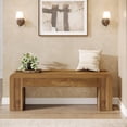 thumbnail image 2 of Tribesigns 47" Farmhouse Entryway Bench, Engineered Wood Shoe Bench with Heavy-Duty Legs, Perfect for Bedroom, Hallway, or Living Room, 2 of 7