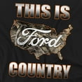thumbnail image 2 of Ford T-Shirt Go Further Orange Camo Unisex Graphic Tee For Men & Women, 2 of 7