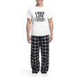 thumbnail image 5 of CafePress - Lake Life Floats My Boat Men's Light Pajamas - Men's Light Loose Fit Cotton Pajama Set, 5 of 7