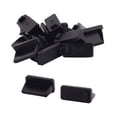 thumbnail image 1 of Computer Laptop Notebook Rubber USB 2.0 Type A Female Port Dust Dustproof Cover Cap Protector Black 15pcs, 1 of 2