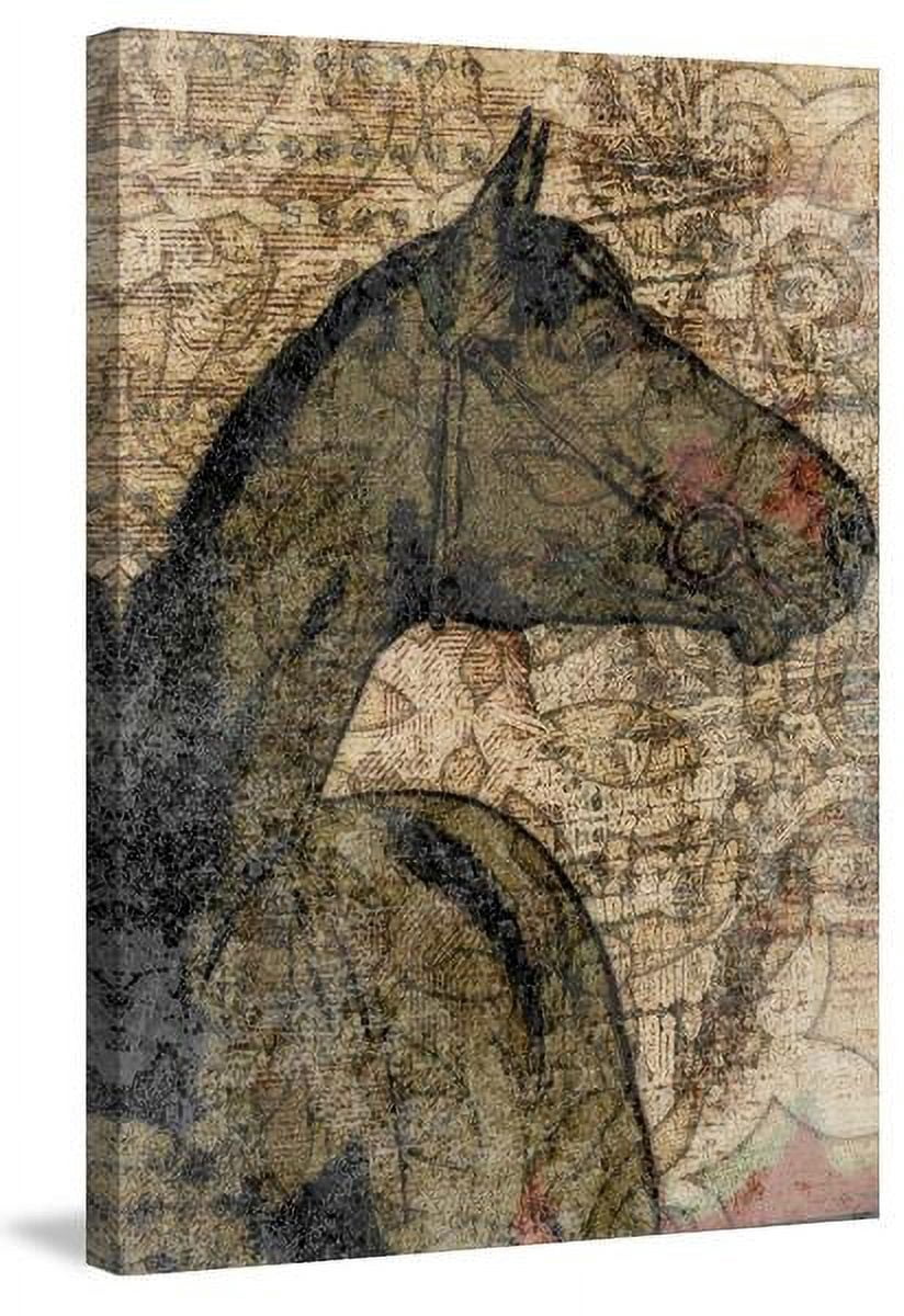"Mustang" Painting Print on Wrapped Canvas