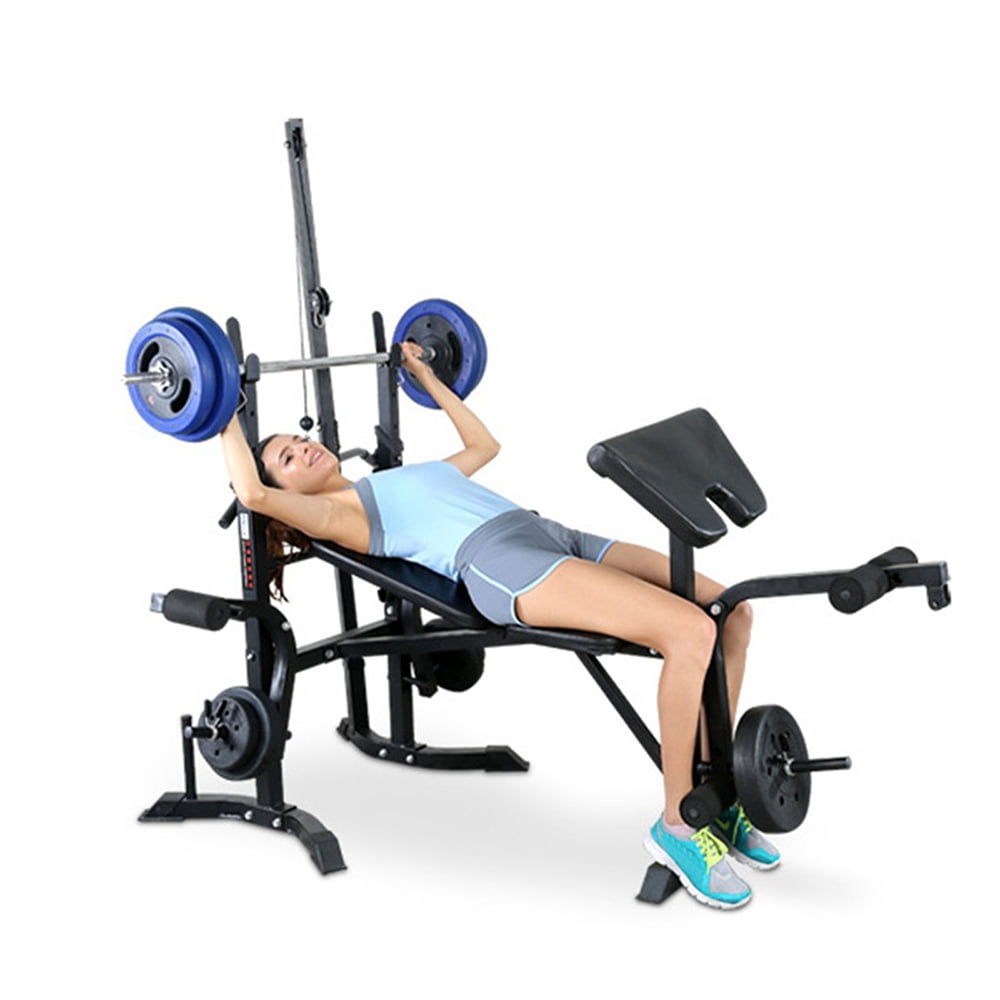 Multifunctional Fitness Equipment Weight-lifting Bed Weight-lifting Machine 