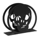 thumbnail image 1 of Servilletero de calavera de Halloween para mesa de comedor, decoración moderna de cocina, servilletero de Metal negro con pies antideslizantes para fiesta en casa, Bar, 1 of 6