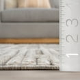 thumbnail image 2 of nuLOOM Ismene Modern High-Low Fringe Area Rug, 4' x 6', Ismene Ivory, 2 of 9