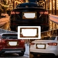 thumbnail image 6 of Christmas License Plate Frame, Festive Vehicle Plate Border for Standard Us Mounting Holes, Seasonal Car Exterior Decoration, Holiday Auto Accessory Accent, Seasonal Home Accent, B, 6 of 6