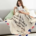 thumbnail image 6 of Yibo Daughter Birthday Gift Blanket Flannel Soft and Comfortable Anti-static Bed Sofa Blanket, 6 of 8