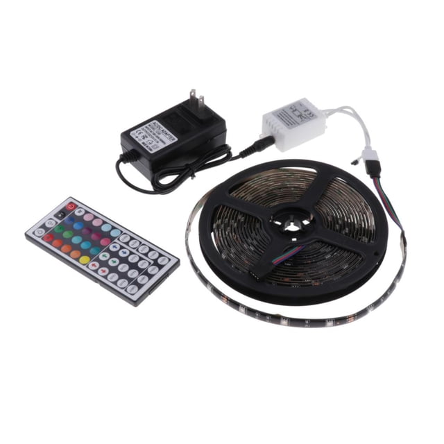 Tira de luces LED con control remoto de 44 teclas para la decoración del hogar al aire libre Sunnimix Luz de tira casera
