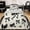 Beige Black, variant on Erosebridal Bow Cowgirl Hat Disco Ball Queen Comforter Set, Western Sparkle Print Bedding Comforter Set for Girls, Pink Reversible, 3 Pieces