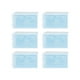 thumbnail image 1 of Caja de zapatos apilable transparente (6 unidades), gruesa, de plástico, talla L (azul), 1 of 7