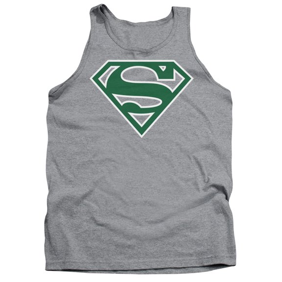 Superman - Green & White Shield - Tank Top - Large
