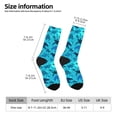 thumbnail image 2 of KLL World Turtle Day Print Cool Socks Men's Women's Crew Socks Funny Crazy Novelty Stockings, 2 of 6