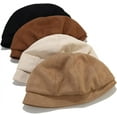 thumbnail image 6 of YooGuoGuo Women's Retro Suede Cloche Bucket Hat Trendy Fall Winter Floopy Visor Beret Newsboy Caps for Ladies Packable, 6 of 6