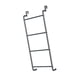 thumbnail image 3 of Toallero de 4 niveles para colocar sobre la puerta, resistente, organizador moderno para toallas detrás de la puerta Negro, 3 of 9