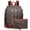 Brown, variant on Backpack Purse for Women Vegan Leather Travel Backpack with Wristlet, Designer Convertible Shoulder Bag Satchel Handbag, Lightweight Fashion Backpack with Wide Strap, Brown