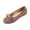 Gray, variant on Women's Round Toe Flats Bow Rhinestone Detail Slip On Lightweight Comfortable Casual Walking Shoes(37)