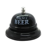 KiaoTime Desk Kitchen Bar Counter Top Service Call Bell Ring for a Beer Reception Desk Top Bell Ring for Service Call Bell Stage Hens Party Wedding Accessory (Ring for a Beer)