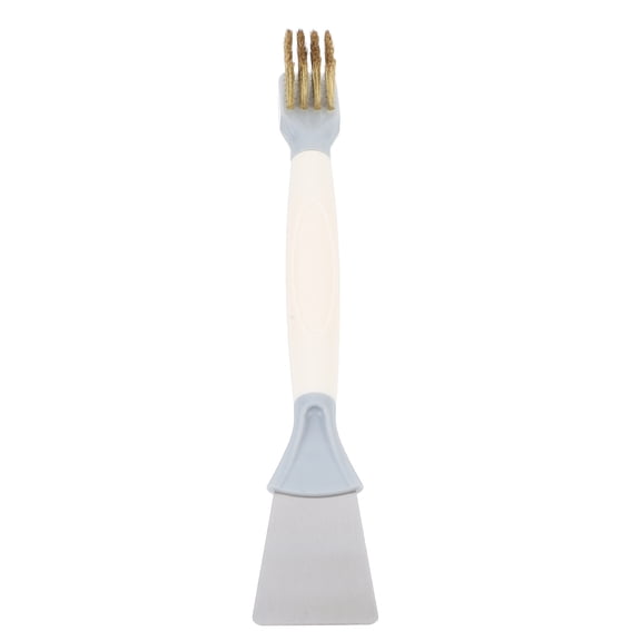 SEWCHICS Wire Brush Kitchen Gas Stove Cleaning Brush Grey Plastic 1Pcs