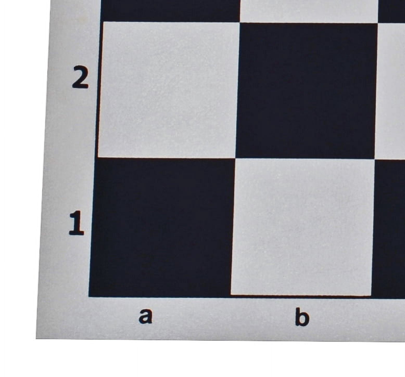 WE Games Complete Tournament Chess Set - Plastic Pieces - Roll-up Board - Canvas Bag