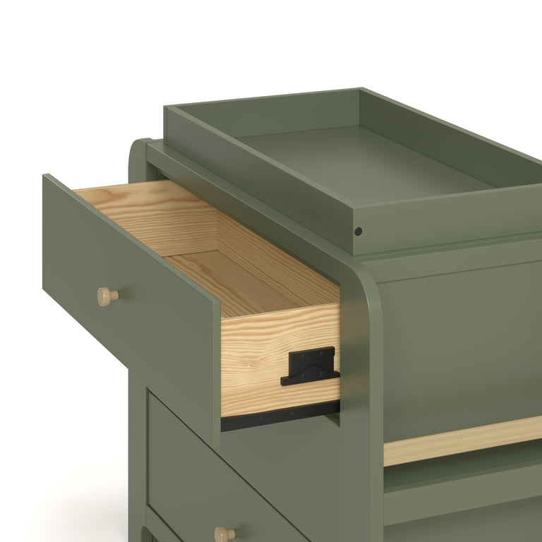 Graco Read-with-Me 3 Drawer Chest with Bookshelves and Removable Changing Topper Olive/Driftwood Graco Read-with-Me 3 Drawer Chest with Bookshelves and Removable Changing Topper Olive/Driftwood