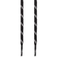 thumbnail image 3 of Santimon 2 Pairs Replacement Classic Round Shoelace for Boots/ Canvas Sneakers/ Hiking Boots/ Sport Shoes 47" Black White, 3 of 6