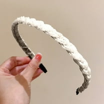 Hauaitttt Fashionable Headband for Women Non Hair Band Stretchable Head Wrap for Daily Use Comfortable Hair Accessories for All Seasons Thin Athletic Headbands 90s Male Hairband Womens Knotted