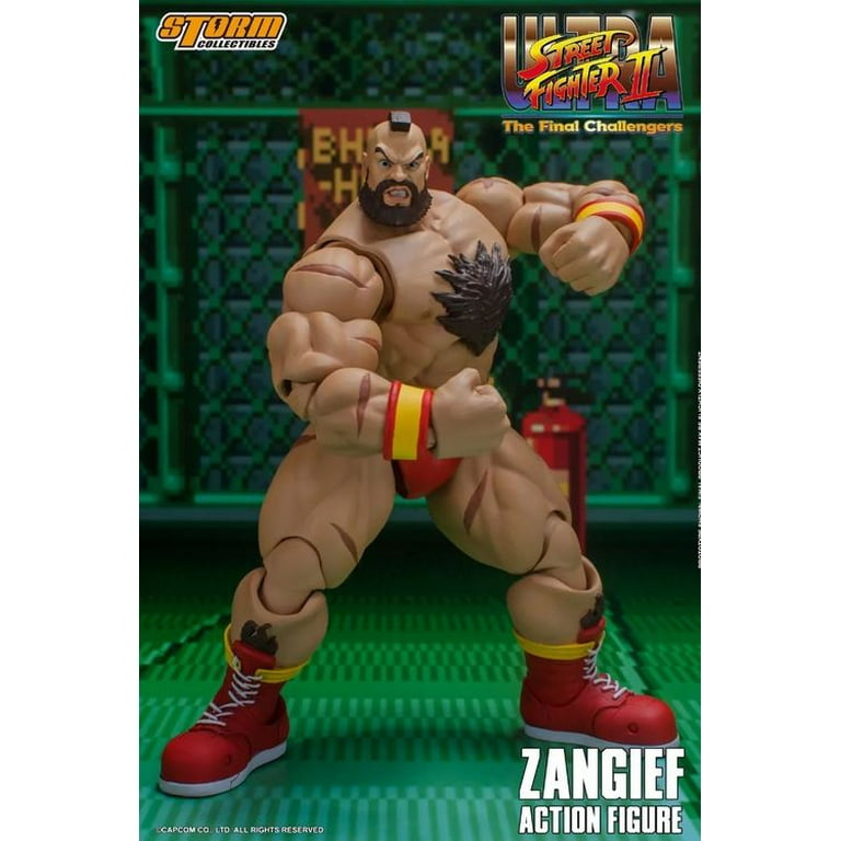 ReAction Street Fighter II Zangief Action Figure Championship Edition  Super7 - ToyWiz
