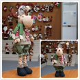 thumbnail image 5 of Scandinavian Christmas Standing Plush Doll, Retractable Long Leg Santa Snowman Elk Figurine, Rustic Tabletop Mantel Decor, Cute Holiday Present For Family Friends Housewarming, 5 of 9