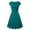 *Army Green, variant on U Womens Elegant Vintage Summer V-Neck Loose Fit Short Sleeve A-Line Dress Beige,Womens Plus L