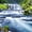 Beautiful Waterfall, variant on Elephant Stock Beautiful Waterfall Wall Art - Horizontal Multi Panel Canvas - Living Room Wall Decor - Wellness Multi Panel - Blue And Green Decor - 92" x 42"
