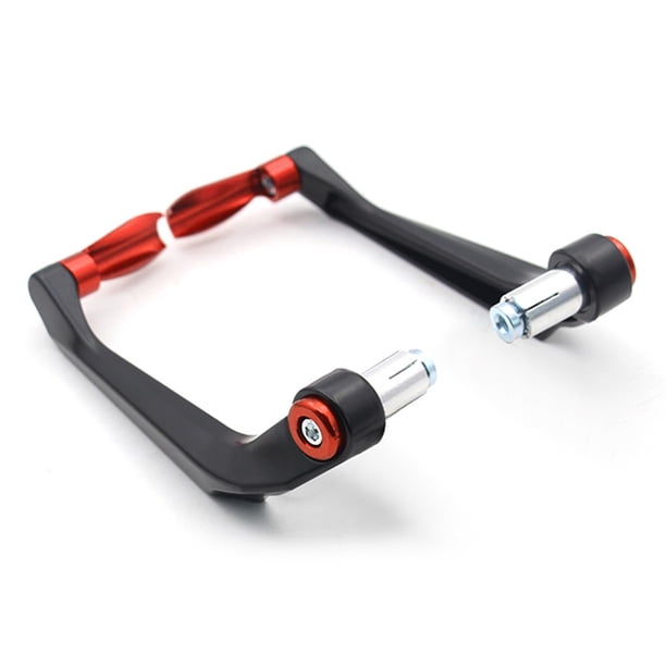 Protectores de manos para motocicleta CNC Protectores de manos de aluminio para manillar 7/8 (naranja) Likrtyny Accesorios para autos y motos