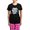 With Pink Pant, variant on CafePress - Crazy Poodle Lady Women's Dark Pajamas - Women's Short Sleeve Print T-Shirt and Pants Dark Cotton Pajama Set