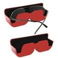 thumbnail image 3 of Visland Car Glasses Case Car Sunglasses Storage Holder Self-Adhesive with Felt Padding Car Glasses Case Storage Box, 3 of 7