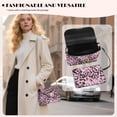 thumbnail image 3 of Pzuqiu Leopard Print Women Leather Crossbody Bag Vintage Minimalist Soft Quilted Leather Crossbody Bags for Women with Chain Strap Craftsmanship Practical for Daily Life, 3 of 7