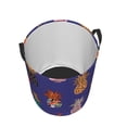 thumbnail image 3 of XMXT Collapsible Laundry Basket, Pineapple Decorative Painting Waterproof Laundry Hampers Storage Baskets Dirty Clothes Hamper, 62L, 3 of 8