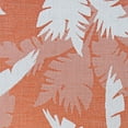 thumbnail image 2 of Couristan 2.25' x 11.75' Orange and Ivory Floral Rectangular Outdoor Area Throw Rug Runner, 2 of 3