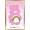Gold Framed Version, variant on Care Bears - Cheer Bear Wall Poster with Pushpins, 22.375" x 34"