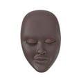 thumbnail image 2 of Gazechimp Lash Mannequin Head Silicone Multifunctional Lifelike Soft Professional Practice coffee, 2 of 8