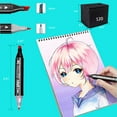 thumbnail image 4 of 24 Colors Alcohol Markers Brush Tip Set ,Double Tip Paint Marker Pens for Adult Coloring Painting ,MIKOUJOS Art Marker, 4 of 4