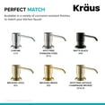 thumbnail image 7 of Kraus KSD-53BB Boden Kitchen Soap and Lotion Dispenser, Brushed Brass, 7 of 7