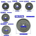 2.545 Lbs 2 inch Barbell Olympic Cast Iron Weight Plates, Workout
