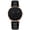 Black Blue -BM44, variant on Round Wrist Watch for Women Leather Strap Watches Business Work Casual Dial Quartz Watch 2026 Black Red