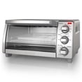 thumbnail image 1 of Black+Decker TO1760SS - Horno tostador de 4 rebanadas con convección natural, acero inoxidable, 1 of 8