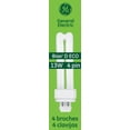 thumbnail image 3 of GE 97597 (6-Pack) F13DBX/841/ECO4P 13-Watt Quad-Tube Compact Fluorescent Light Bulb, Cool White 4100K, 900 Lumens, T4 Shape, G24q-1 4-pin Base, 3 of 3