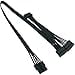 thumbnail image 3 of COMeap SATA Power Cable for Cooler Master PSUs, 5 Pin to 3X 15 Pin SATA Hard Drive HDD Power Adapter Splitter for BTC Mining Riser Card 20-in(50cm), 3 of 3