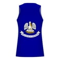 thumbnail image 4 of Njoeus Tank Tops Mens Summer Casual Gym Workout Tank Tops Novelty Print Graphic Tees for Men Big & Tall Sleeveless Beach Shirts S-4XL (Louisiana), 4 of 4