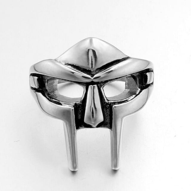 Anillo de moda de cabeza fantasma de moda de Europa y Estados Unidos anillo de calavera de hip-hop dominante exagerado atmósfera creativa máscara joyería